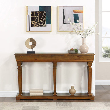 ACME 97252 Garrison Console Table, Oak