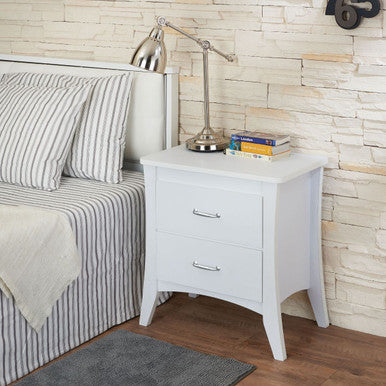 ACME 97264 Babb Accent Table, White