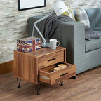 ACME 97330 Deoss Accent Table, Walnut