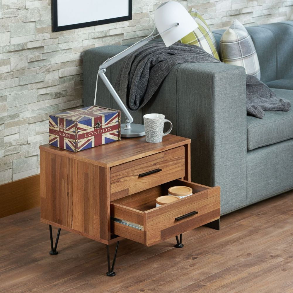 ACME 97330 Deoss Accent Table, Walnut