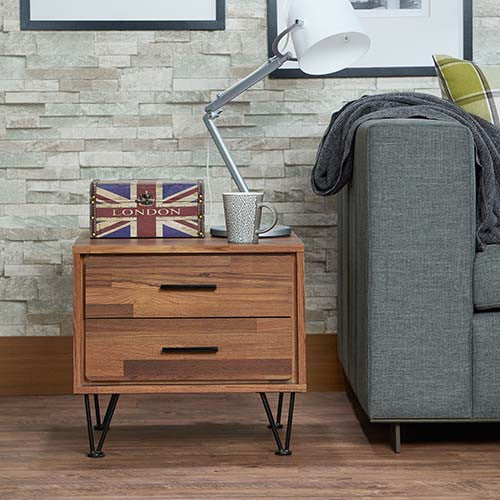 ACME 97330 Deoss Accent Table, Walnut