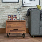 ACME 97330 Deoss Accent Table, Walnut