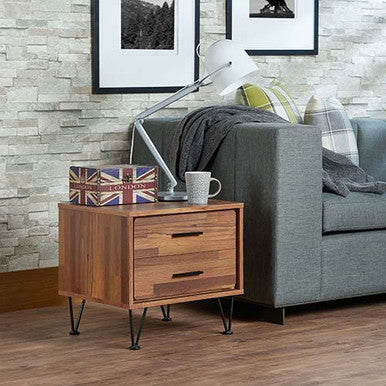 ACME 97330 Deoss Accent Table, Walnut