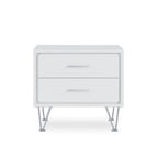 ACME 97332 Deoss Accent Table, White