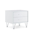 ACME 97332 Deoss Accent Table, White
