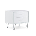 ACME 97332 Deoss Accent Table, White
