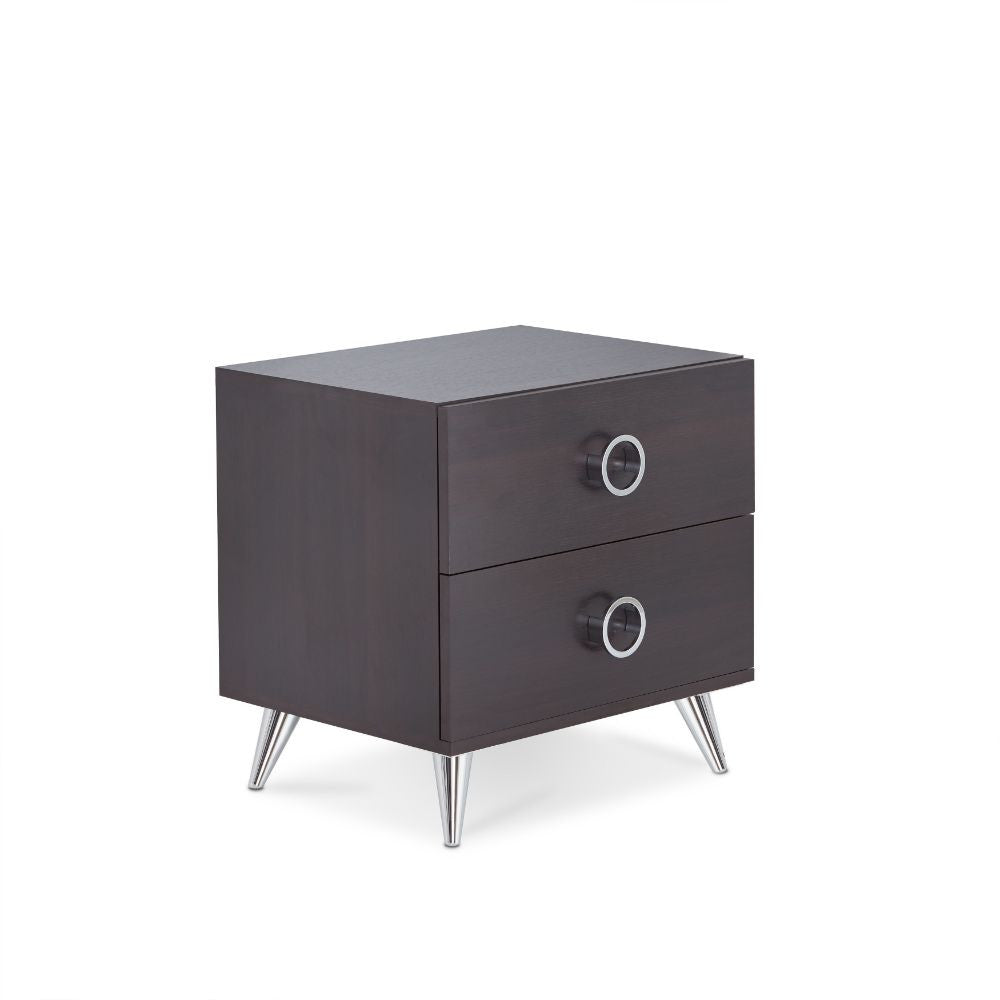 ACME 97336 Elms Accent Table, Espresso