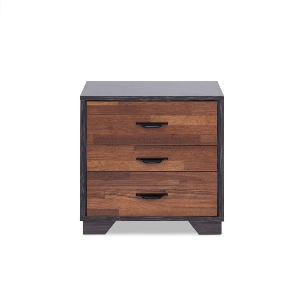 ACME 97340 Eloy Accent Table, Walnut & Espresso