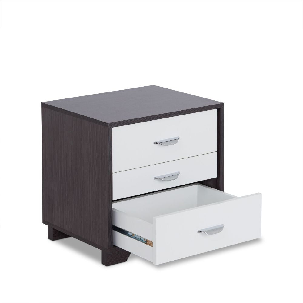 ACME 97342 Eloy Accent Table, White & Black