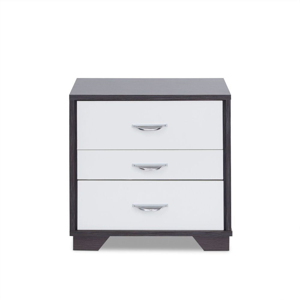 ACME 97342 Eloy Accent Table, White & Black