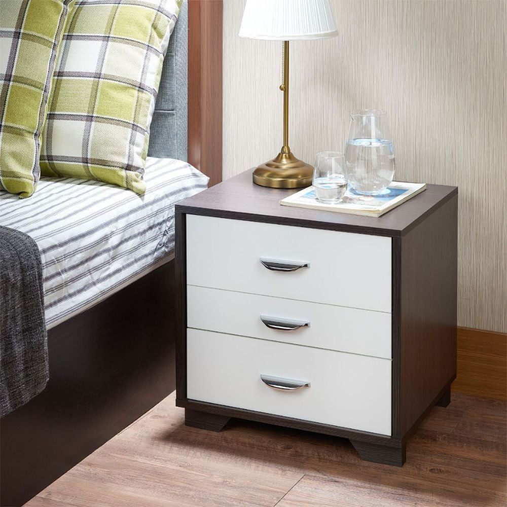 ACME 97342 Eloy Accent Table, White & Black
