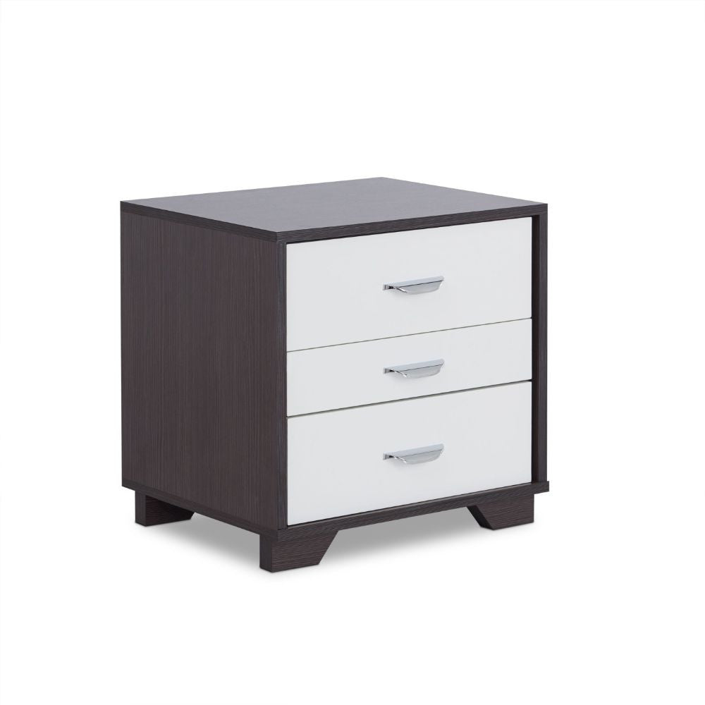 ACME 97342 Eloy Accent Table, White & Black