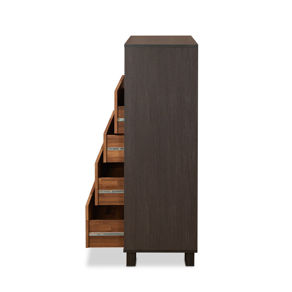 ACME 97366 Eloy Chest, Walnut & Espresso