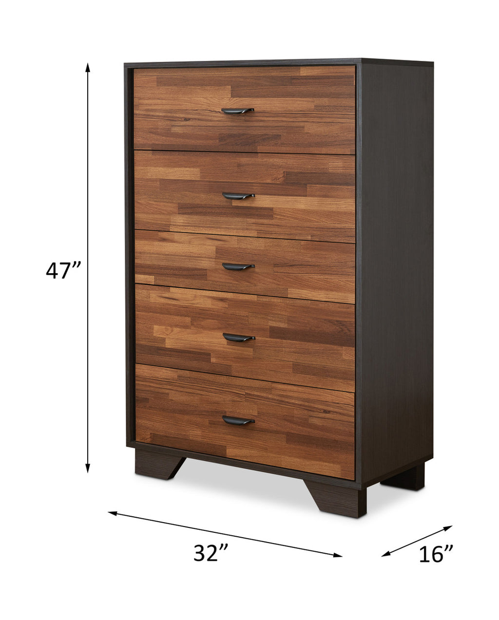 ACME 97366 Eloy Chest, Walnut & Espresso