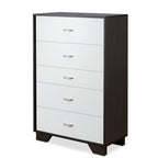 ACME 97368 Eloy Chest, White & Espresso