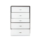 ACME 97368 Eloy Chest, White & Espresso