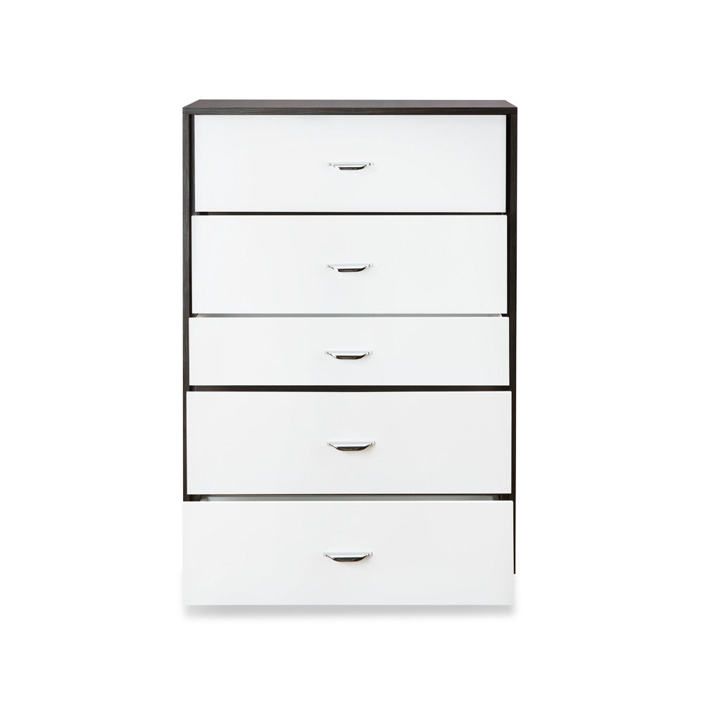 ACME 97368 Eloy Chest, White & Espresso