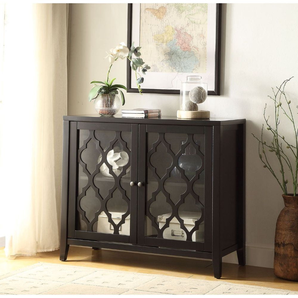 ACME 97382 Ceara Console Table, Black
