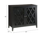 ACME 97382 Ceara Console Table, Black