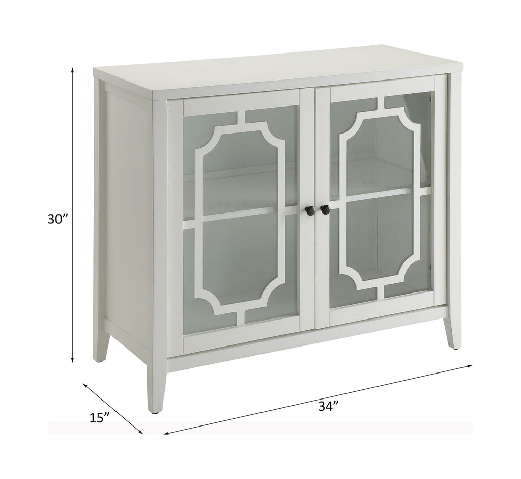 ACME 97384 Ceara Console Table, White