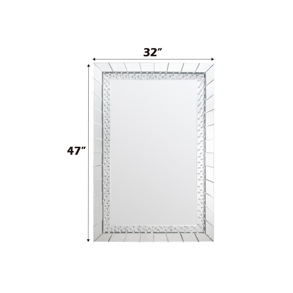 ACME 97386 Nysa Accent Mirror (Wall), Mirrored