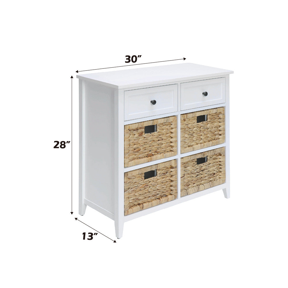 ACME 97416 Flavius Console Table, White