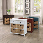 ACME 97416 Flavius Console Table, White
