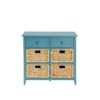 ACME 97418 Flavius Console Table, Teal