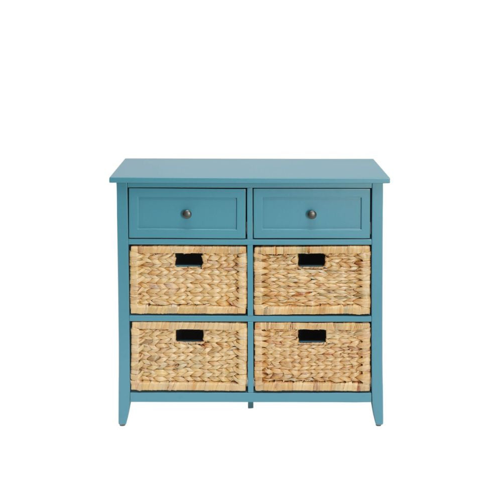 ACME 97418 Flavius Console Table, Teal
