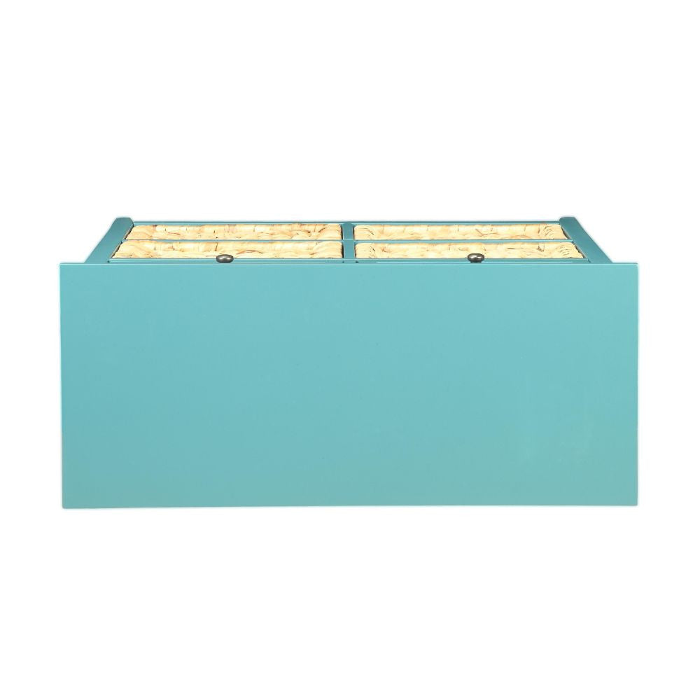ACME 97418 Flavius Console Table, Teal