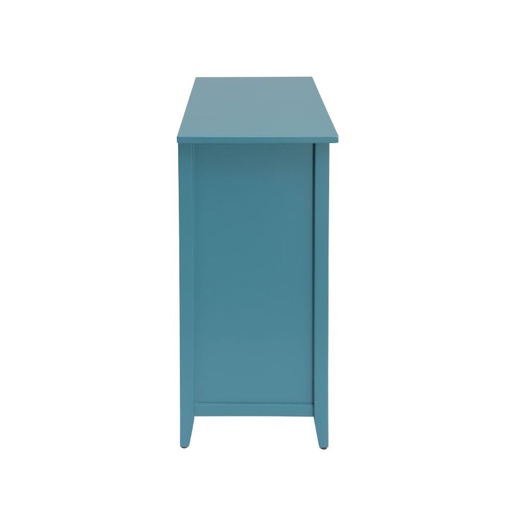 ACME 97418 Flavius Console Table, Teal