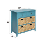ACME 97418 Flavius Console Table, Teal
