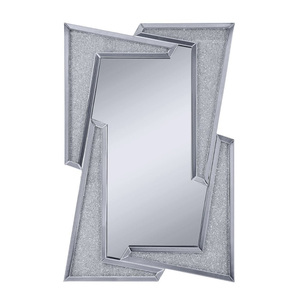 ACME 97571 Noralie Wall Decor, Mirrored & Faux Diamonds