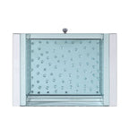 ACME 97575 Nysa Accent Table, Mirrored & Faux Crystals