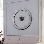ACME 97611 Kachina Wall Clock, Mirrored & Faux Gems