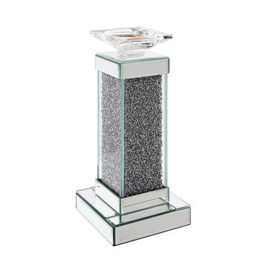 ACME 97615 Rekha Accent Candleholder (Set-2), Mirrored