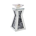 ACME 97617 Nowles Accent Candleholder (Set-2), Mirrored & Faux Stones