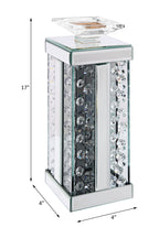ACME 97621 Nysa Accent Candleholder (Set-2), Mirrored & Faux Crystals