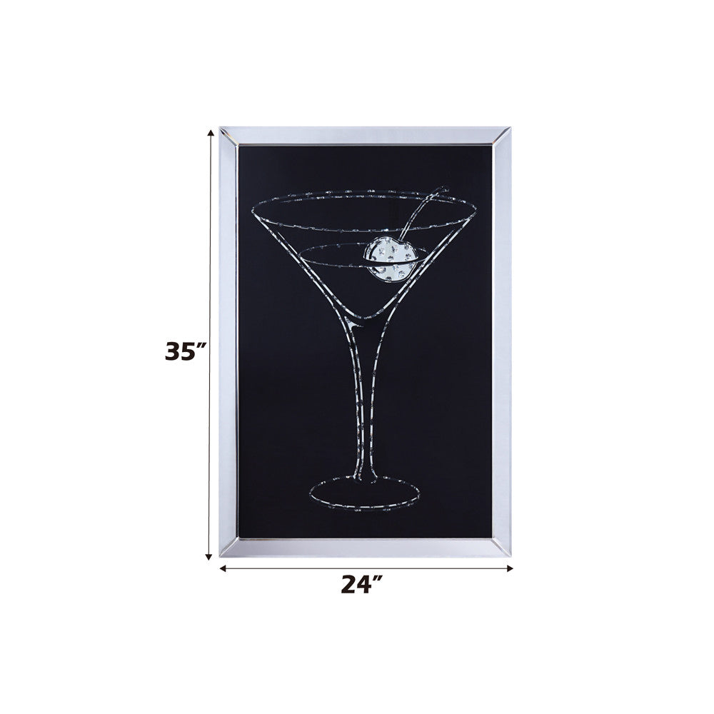 ACME 97627 Talisha Wall Art, Mirrored