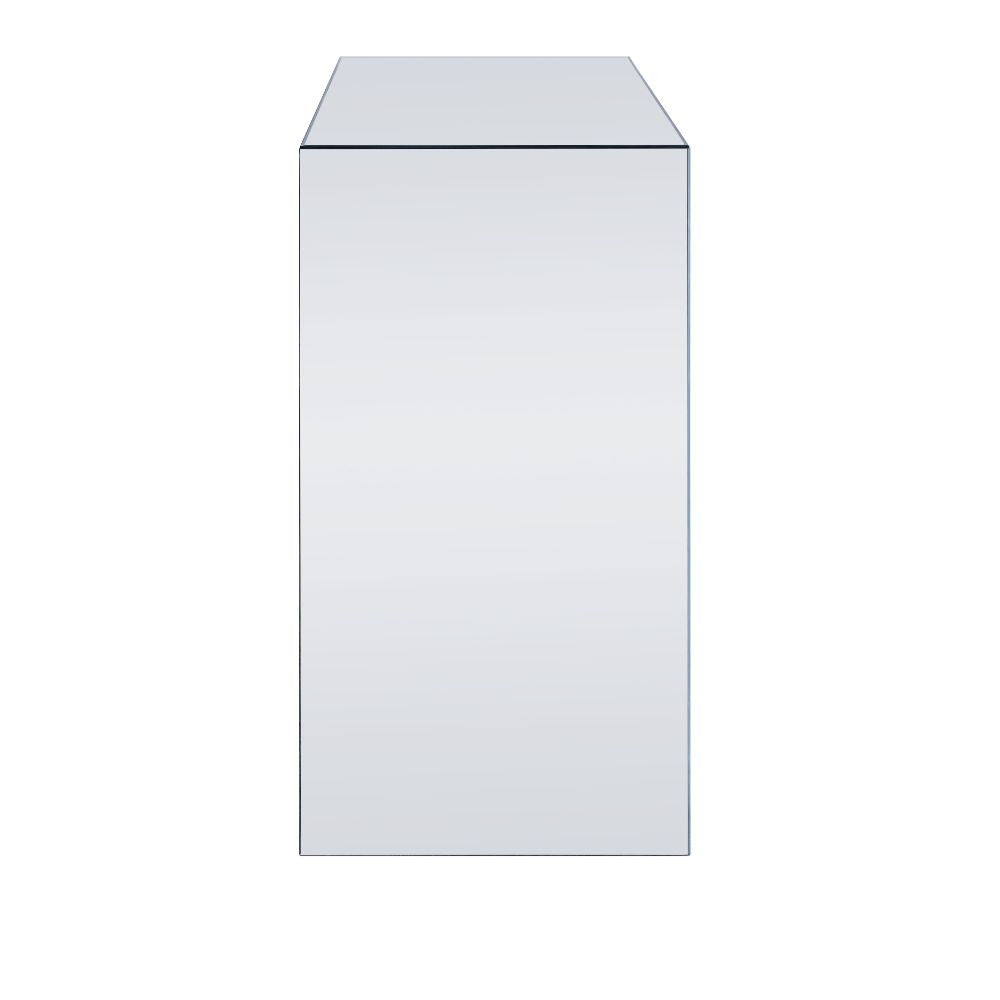 ACME 97642 Noralie Console Table, Mirrored & Faux Diamonds