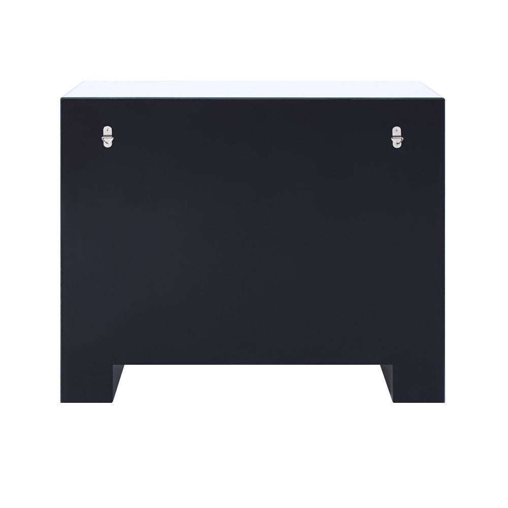 ACME 97642 Noralie Console Table, Mirrored & Faux Diamonds
