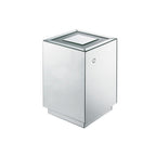 ACME 97704 Nyoka Accent Table with LED, Mirrored & Faux Gems