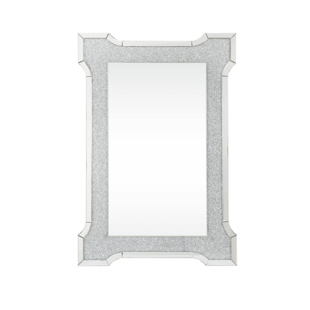 ACME 97705 Nowles Wall Decor, Mirrored & Faux Stones