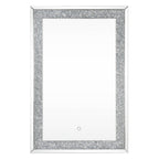 ACME 97706 Noralie Wall Decor with LED, Mirrored & Faux Diamonds