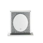 ACME 97707 Noralie Accent Decor with LED, Mirrored & Faux Diamonds