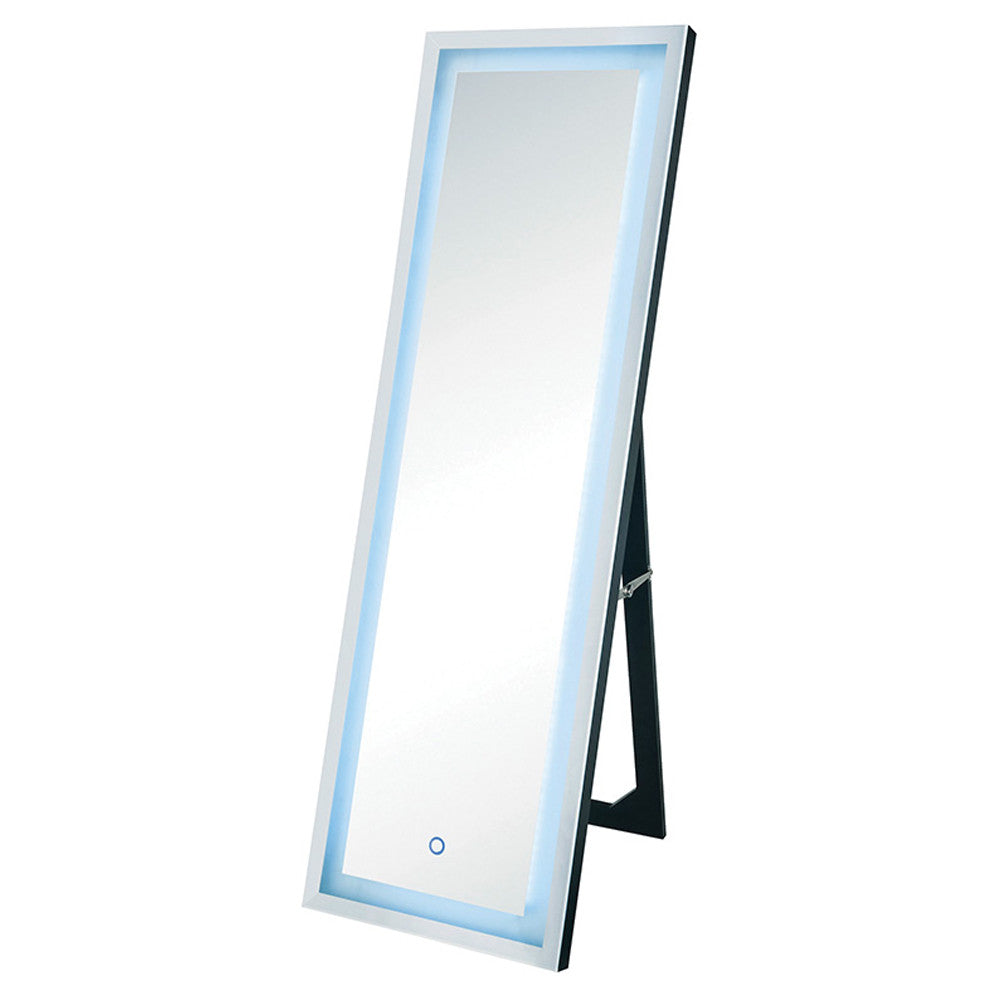 ACME 97714 Nyoka Floor Mirror with LED, Mirrored