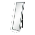 ACME 97714 Nyoka Floor Mirror with LED, Mirrored