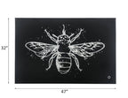 ACME 97717 Vedris Wall Art with LED, Smoky Glass & Faux Crystal