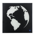 ACME 97718 Adamas Wall Art with LED, Smoky Glass & Faux Crystal