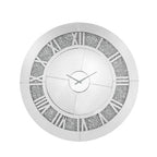ACME 97723 Noralie Wall Clock, Mirrored & Faux Diamonds